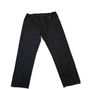 Wrangler men's black jeans